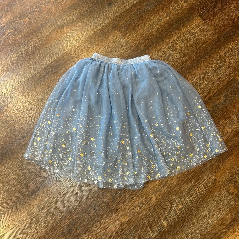 Mini Boden Light Blue Skirt 8-9